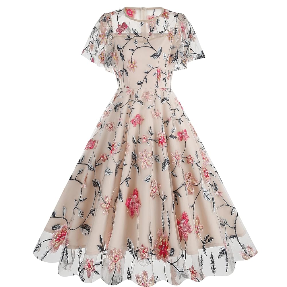 Vintage Floral Dress