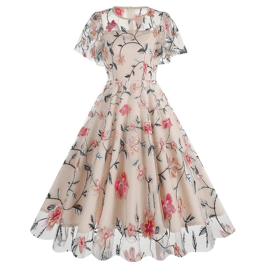 Vintage Floral Dress